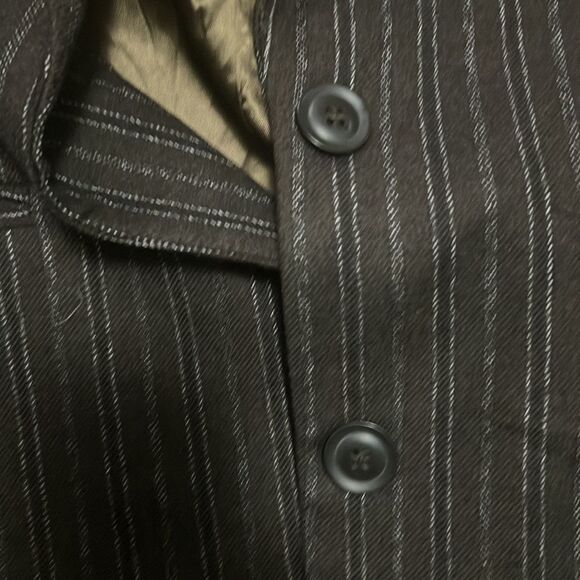 & OTHERS STORIES PINSTRIPE WOOL BLEND JACKET SIZE 10 - Picture 7 of 9